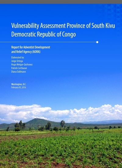 Vulnerability Assessment Province of South Kivu Democratic Republic of Congo